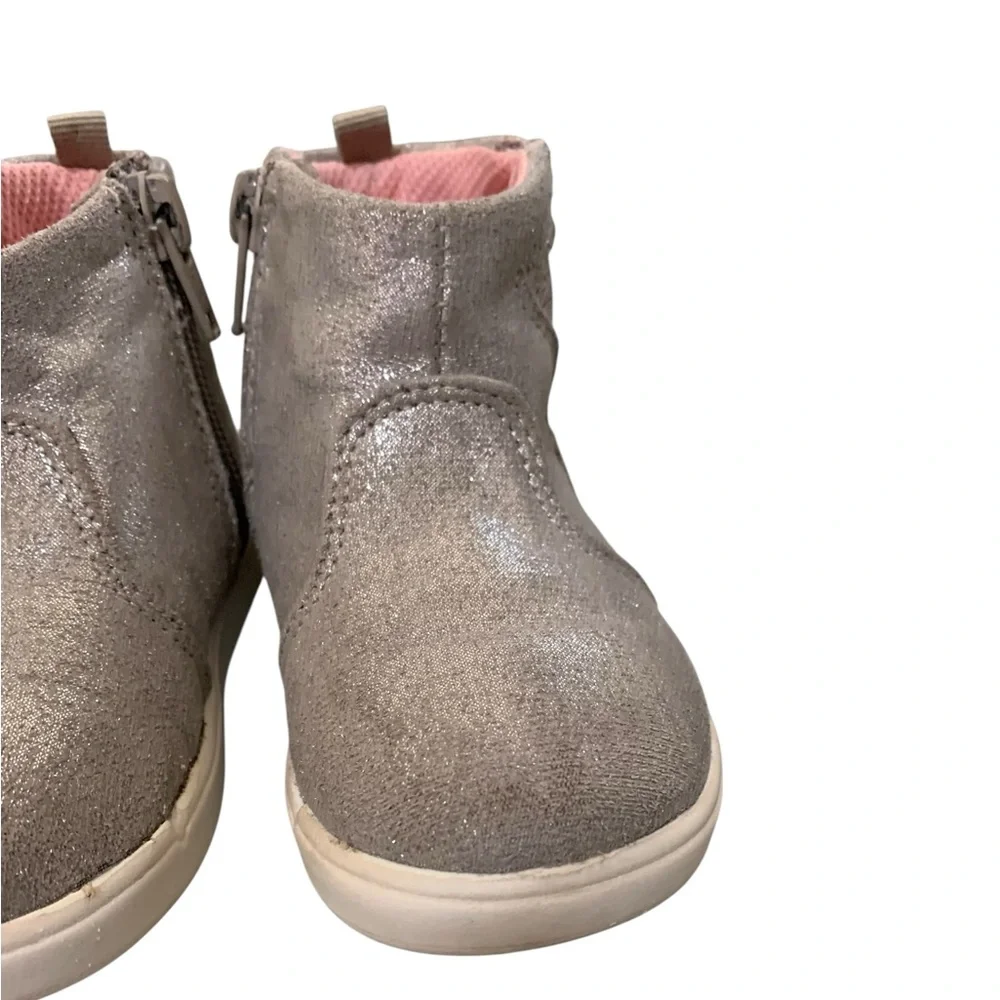 Stride Rite Sz 6M 360 Silver Nina Boots